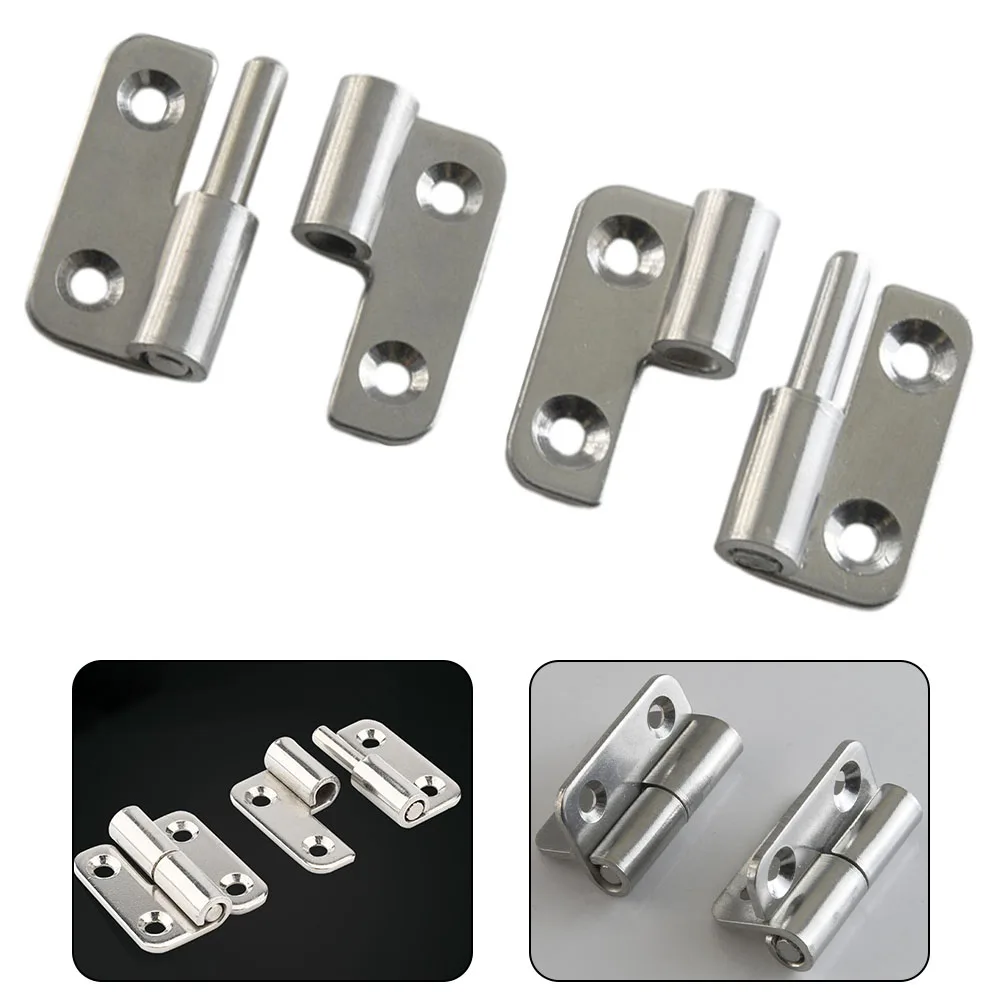 Stainless Steel Hinges Lift-up Flag Removable Furniture Door Cabinet 1PCS