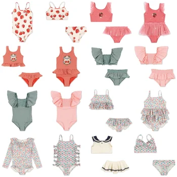 Kids Zoo Print Long Swimsuit 1