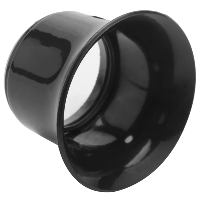2X Watchmaker Loupe 10 Times Magnifying Glass Jeweler Eyepiece Lens Black