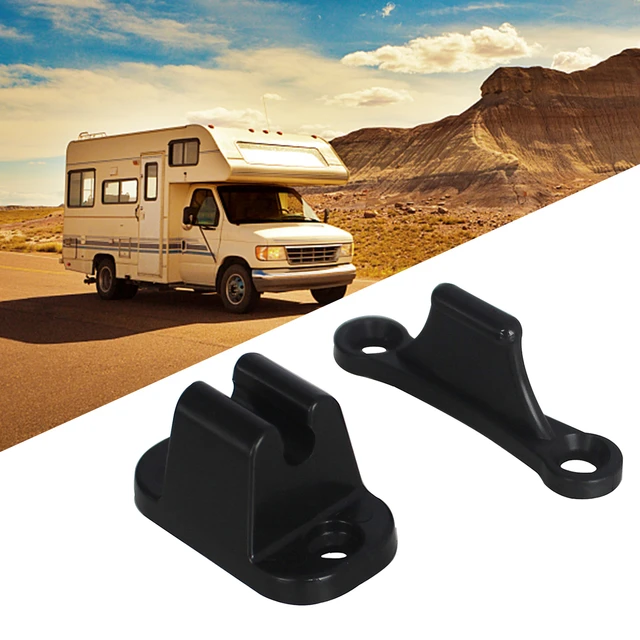 Dispositif de retenue de porte de camping-car - Support de porte de camping- car, loquet de porte de camping-car durable, bouchon de porte en forme de  T, facile à installer, kit de retenue