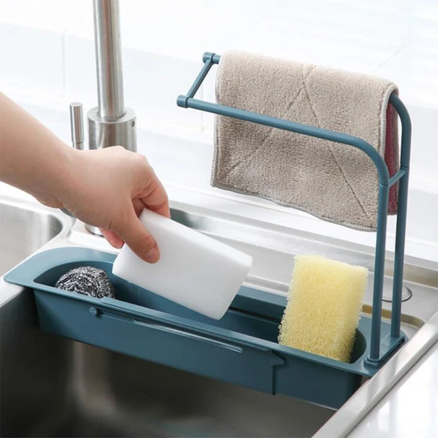 Buy Wholesale China Soap Sponge Holder Telescopic Kitchen Sinks