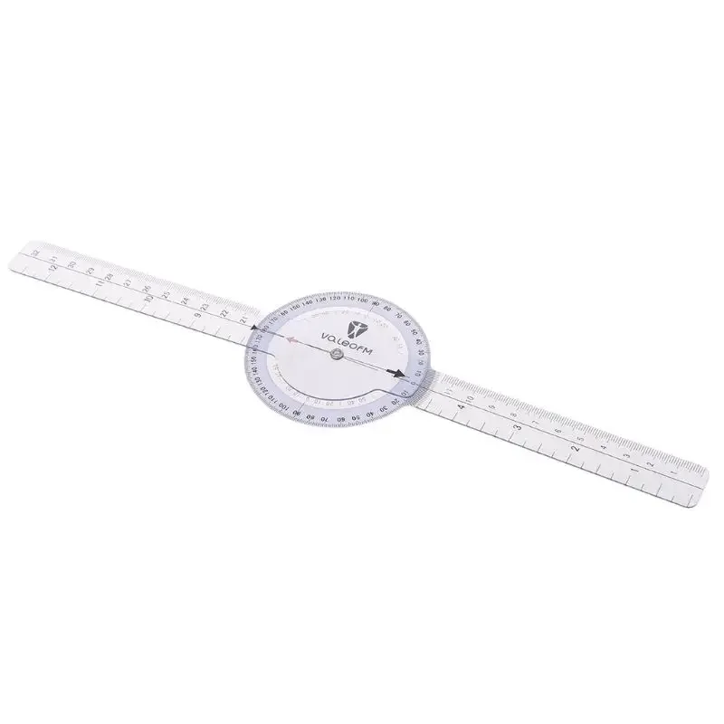 8" Joint Ruler Calibrated Goniometer Round Tape Measure 360Degrees Measuring Tool