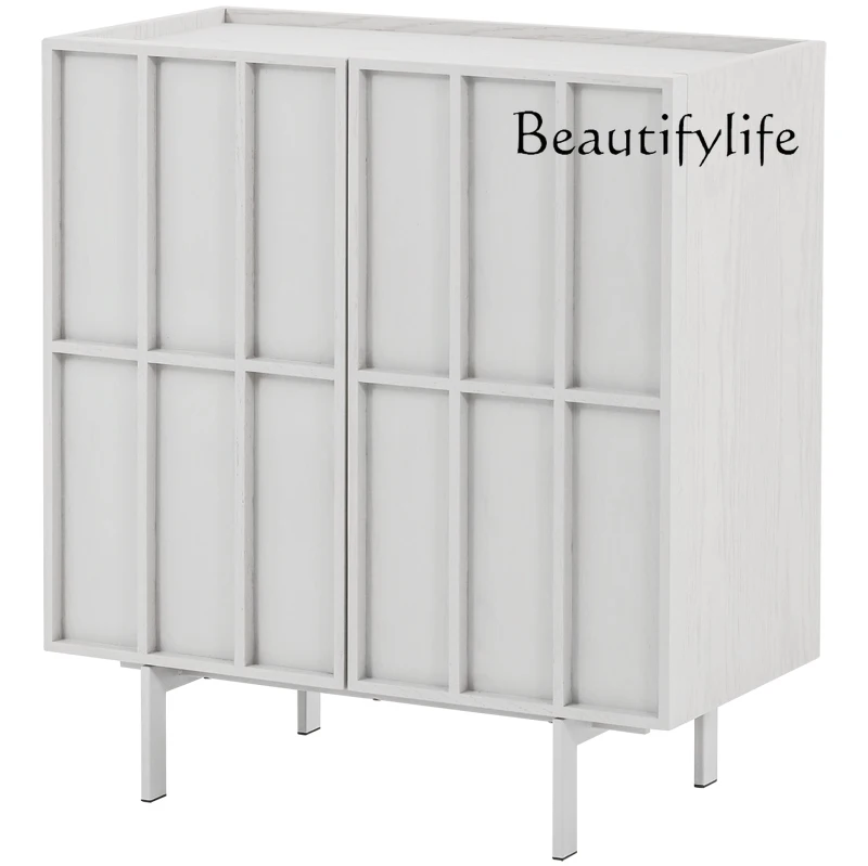

Nordic Simple Tableware Wine Set Collection Sideboard Cabinet Door Hall Side Cabinet Entrance Cabinet Solid Wood Living Room