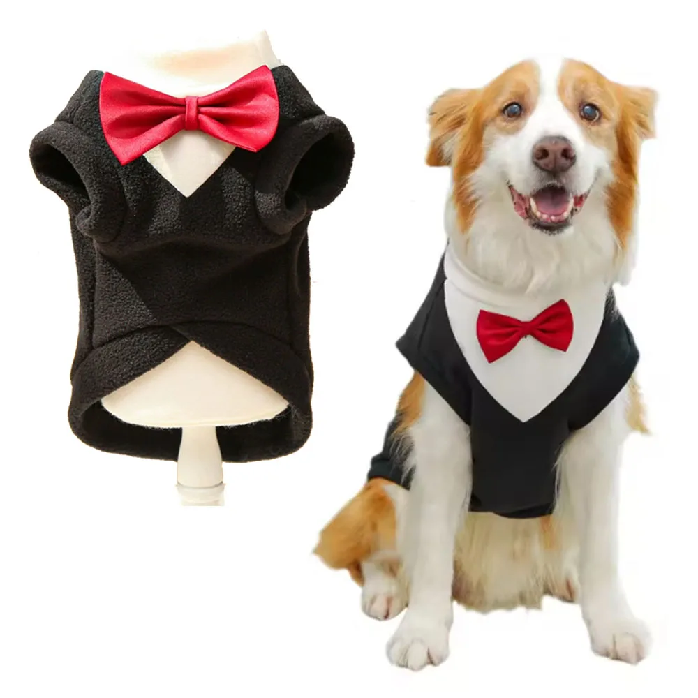 Large Dog Tuxedo Sweater 1