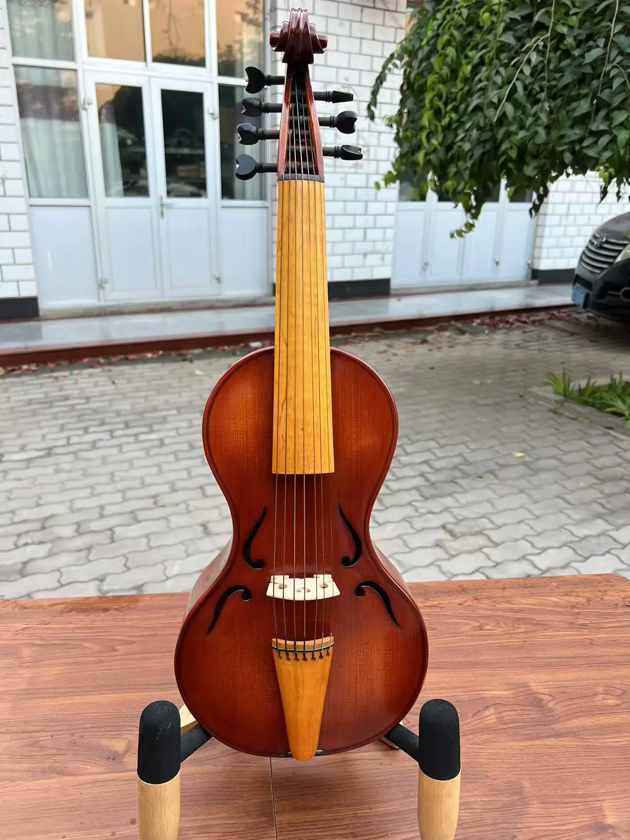 Baroque style SONG Maestro 7 string 15" viola da gamba powerful sound #14339