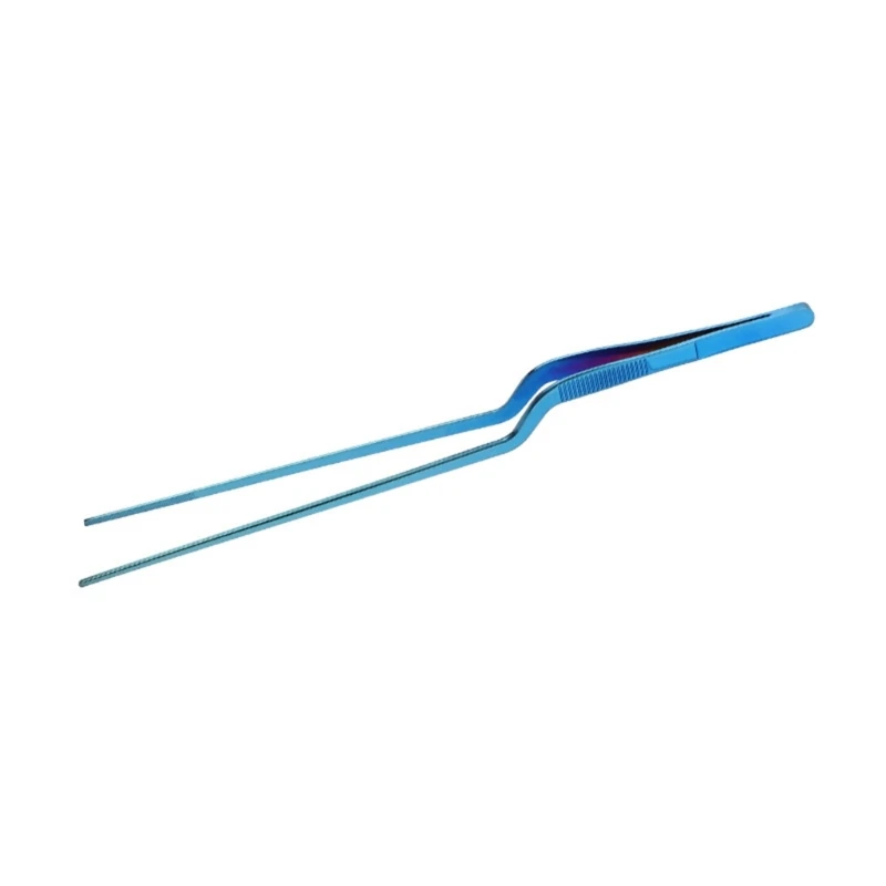 Stainless Steel Tongs Stainless Steel Food Tongs 30cm Stainless Steel Tweezer Chef Food Tweezer BBQ Clip Barbecue Tongs Serving Presentation Kitchen Tool Cooking