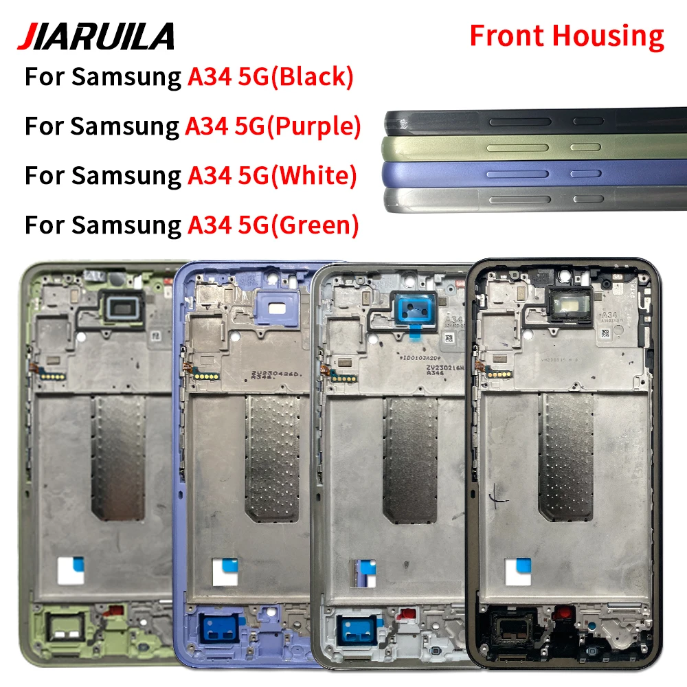 삼성 M35 A05 A05S A06 A15 4G A26 A34 5G A35 M11 M23 M31 M34 전면 하우징 LCD 프레임 베젤 플레이트 쉘 A-프레임 LCD 브래킷