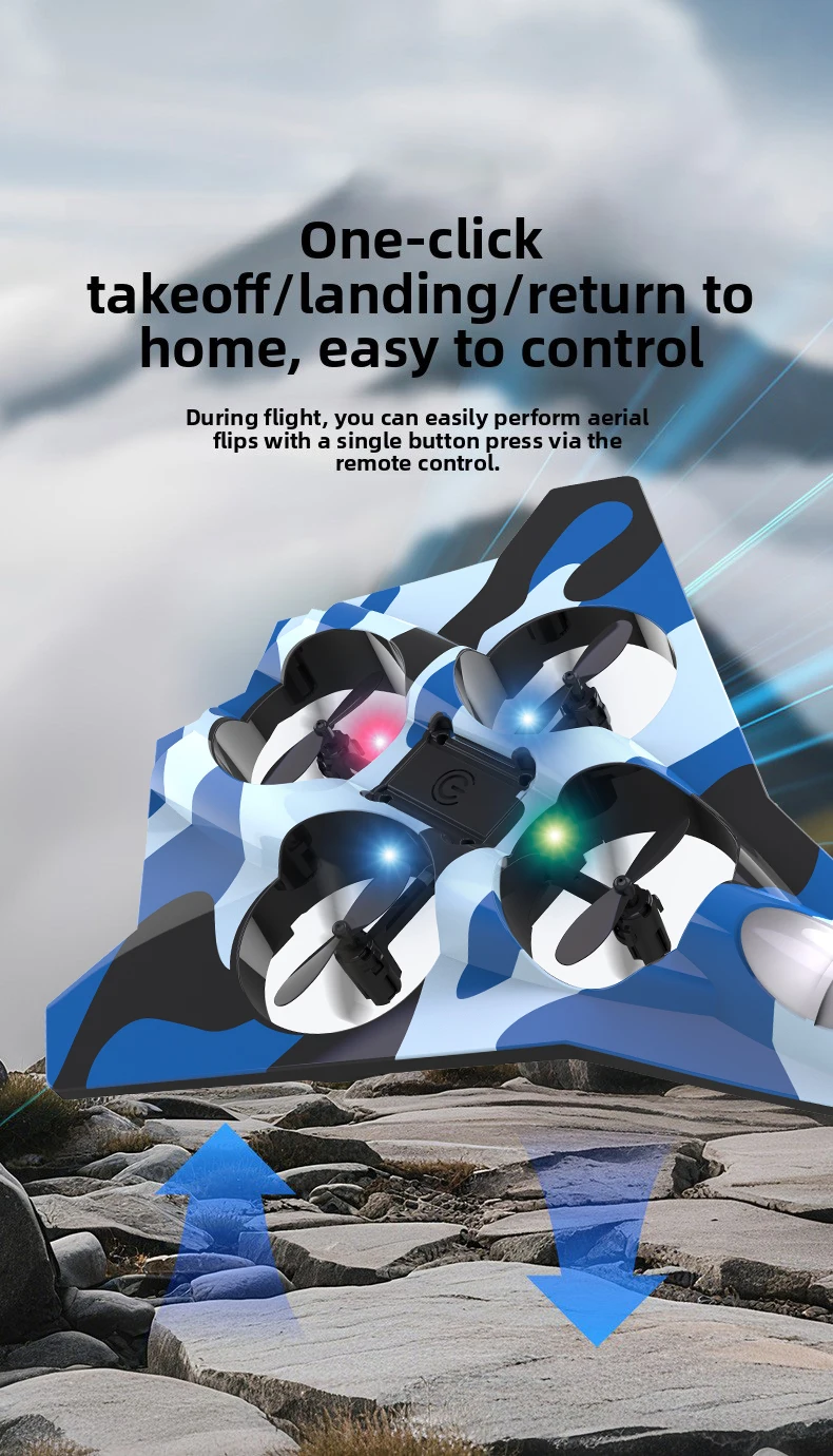 CZ36 Foam Quadcopter Remote Control Aircraft Drone Hovering Flight Fighter Fixed Height Rolling Stunt Toys Fall Resistant Kids