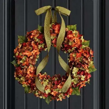 Hydrangea Fall Wreath 1