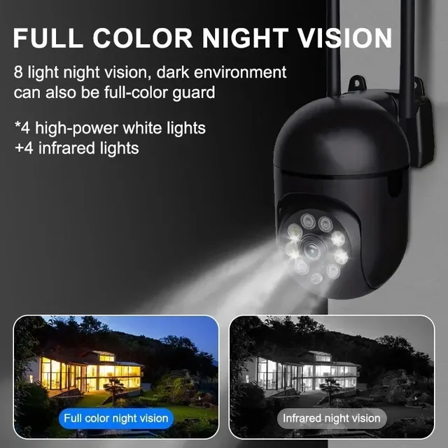 High definition WIFI monitoring camera - panoramic 355 degree intercom, crystal clear night vision, indoor camera 3