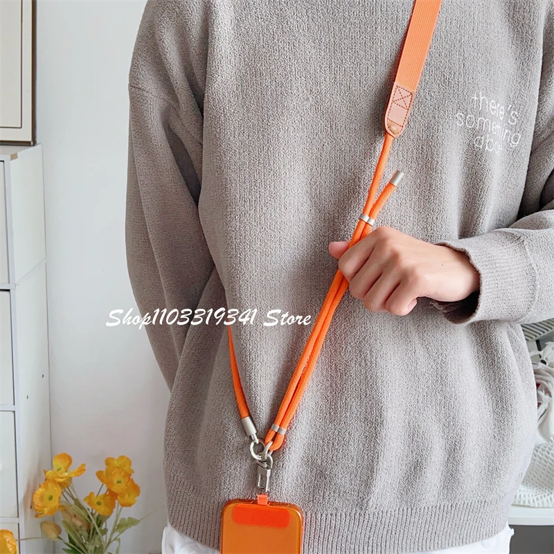 Versatile Fashionable Anti-Loss Adjustable Phone Lanyard with Dual Hooks