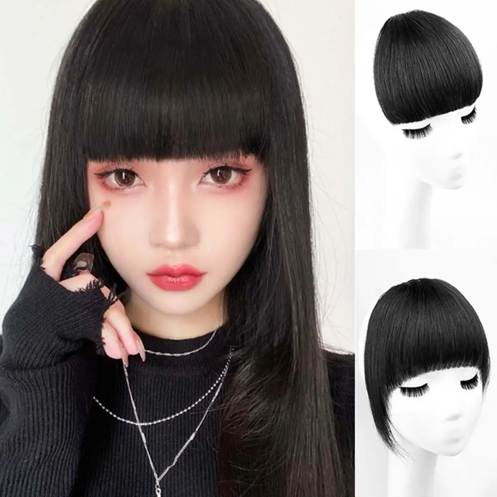 Women Fake Bangs Synthetic Natural Thicken Hair Bangs Hairpiece Hair