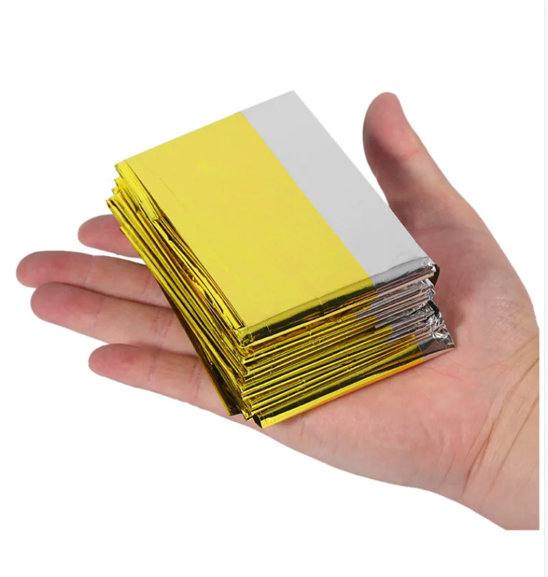 Emergency Thermal Blanket Survival Thermal Blankets Mylar Emergency
