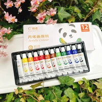 12/18/24 Colours Acrylic Paint Set Waterproof Painting Colour Multicolour Acrylics Pigments DIY Hand Painted Glass Paint Set 1