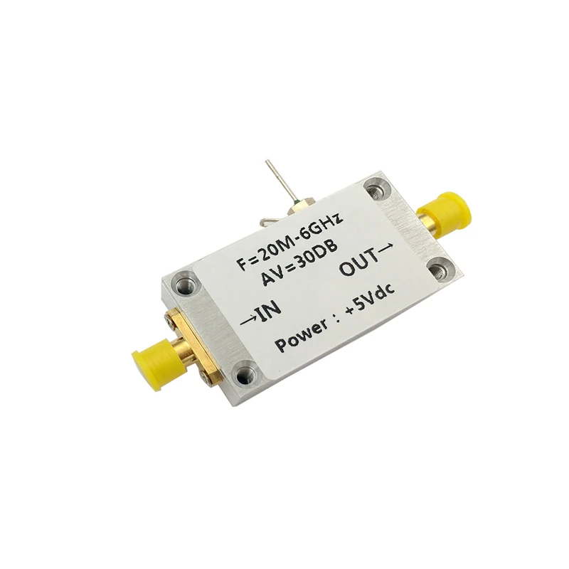

RF Amplifier Low Noise LNA 20MHz to 6GHz CNC Shell High Linearity