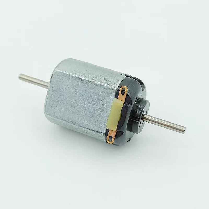 FC-130SA 미니 130 듀얼 샤프트 고속 25000RPM DC 모터 3V-6V 전압 호환 DIY 취미용 장난감 자동차 보트 기차용