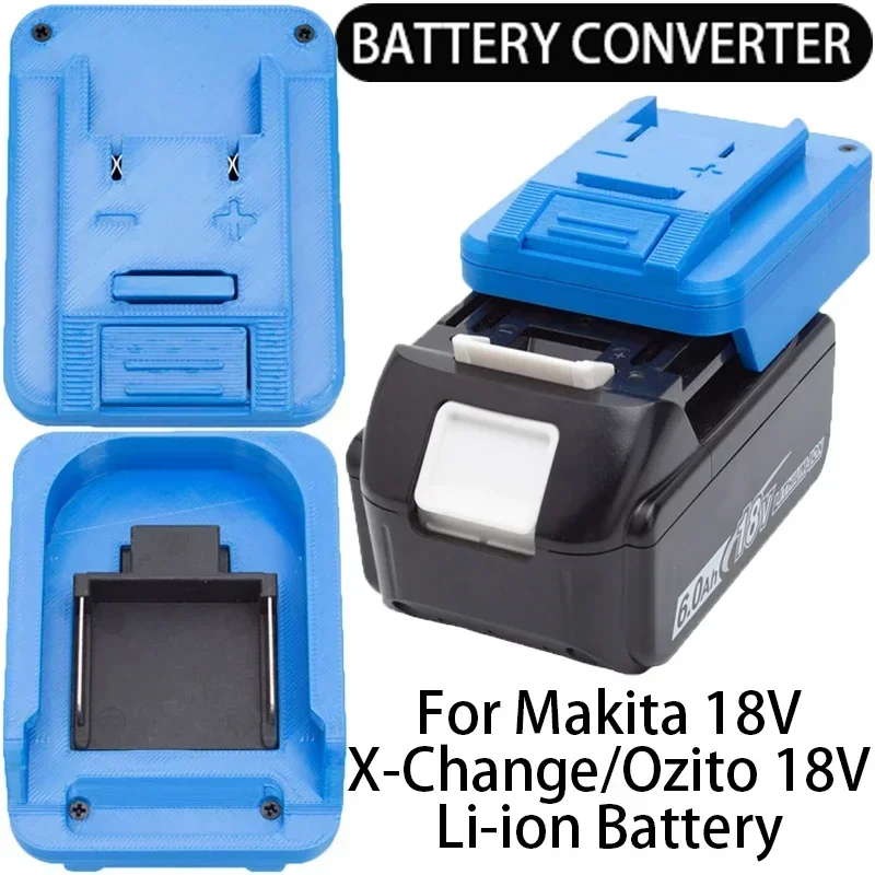 1X Adapter For Ozito 18V Series Li-ion Battery Convert to Black+