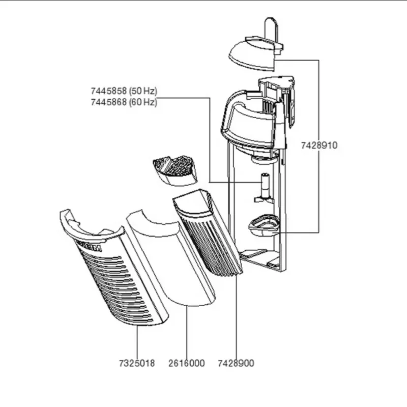 EHEIM 2000 내부 flter aquacorner 60 예비 부품 교체 부품 수족관 필터