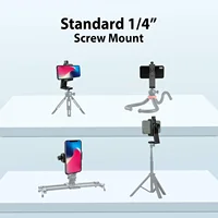 Universal Cell Phone Tripod Mount Adapter Tripod Ball Head 360 Rotatable for Samsung iPhone Holder Tripod Selfie Stick Monopod - Image 6