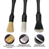 3PCS Car Detailing Brush Super Soft Auto Interior Detail Brush With Synthetic Bristles Car Dash Duster Brush Accessories 3