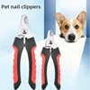 Professional Pet Nail Clippers for Dogs Cats with Safety Guard Stainless Steel Scissors Nail Pliers for Pet Claw Care Grooming 2