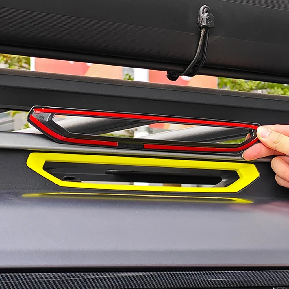 Cherry Jetour Traveller Carbon Fiber Style Roof Luggage Rack Decorative Strip Cover