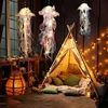 Gradient Jellyfish Light Decoration LED Light Festival Pendant Courtyard Lighting Handmade Light Small Night Light 6