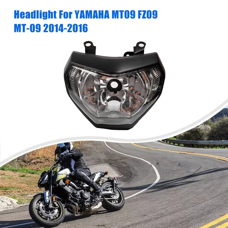

Подходит для YAMAHA MT09 FZ09 MT-09 2014-2016 передняя фара лампа или передняя фара лампа освещение Корпус крышки