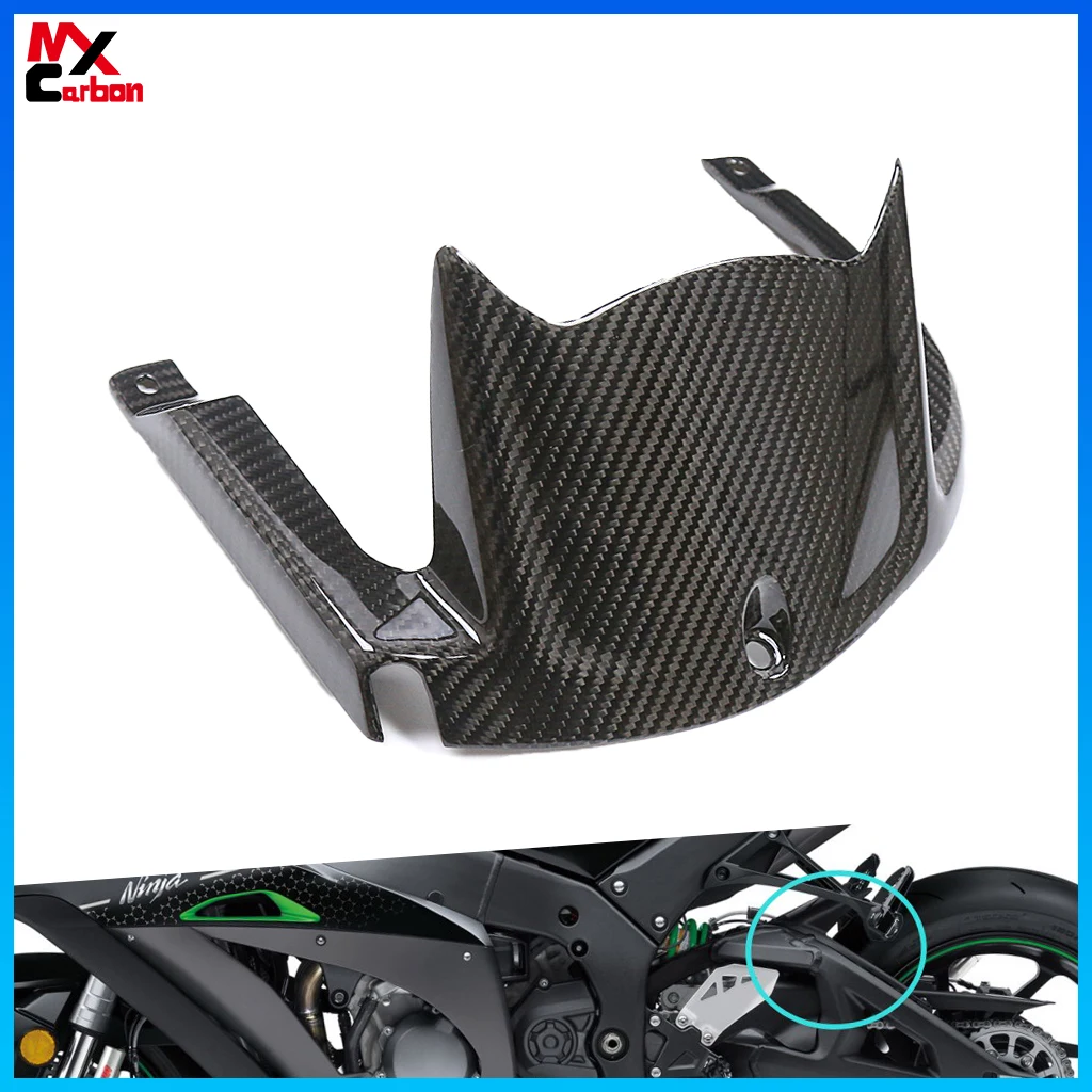 

Заднее крыло мотоцикла для Kawasaki ZX10R 2011-2015 2016-2020 2021 + полностью углеродное волокно, брызговики, обтекатели, аксессуары