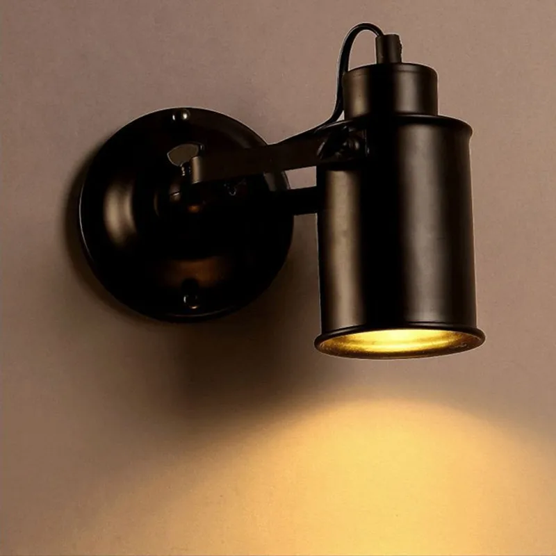 

Beside Bedroom Sconce Lamps Retro Wall Light Vintage Wall Lamp Bar Restaurant Stair Home Indoor Lighting Loft Industrial Decor