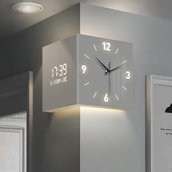 Modern Corner Digital Wall Clock 1
