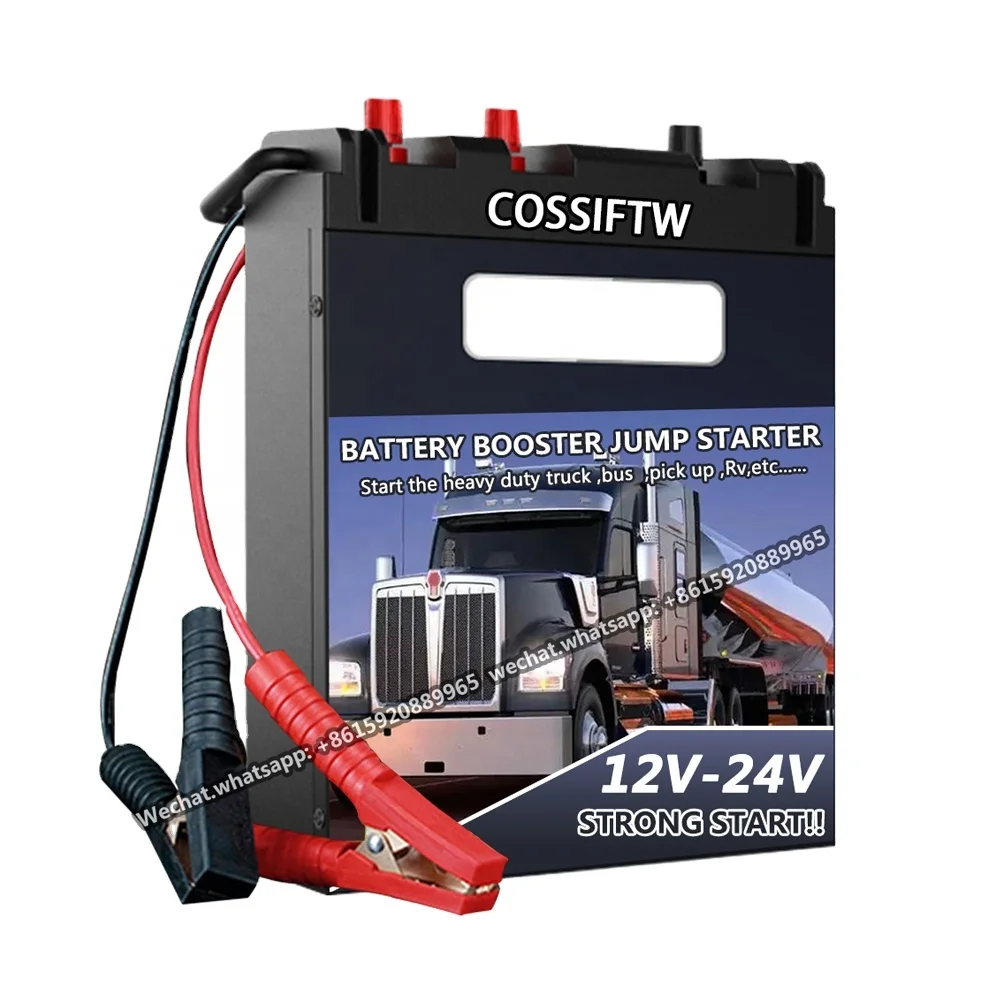 

Переносное перезаряжаемое пусковое устройство COSSIFTW OEM ODM 12В/24В 2000A 48000 мАч, встроенный аккумулятор, бустер для автомобиля, мотоцикла, грузовика