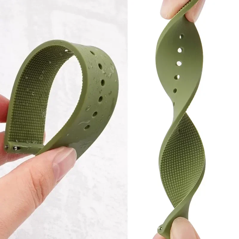 Premium Soft Rubber Silicone Universal Quick Release Watch Band Accessories