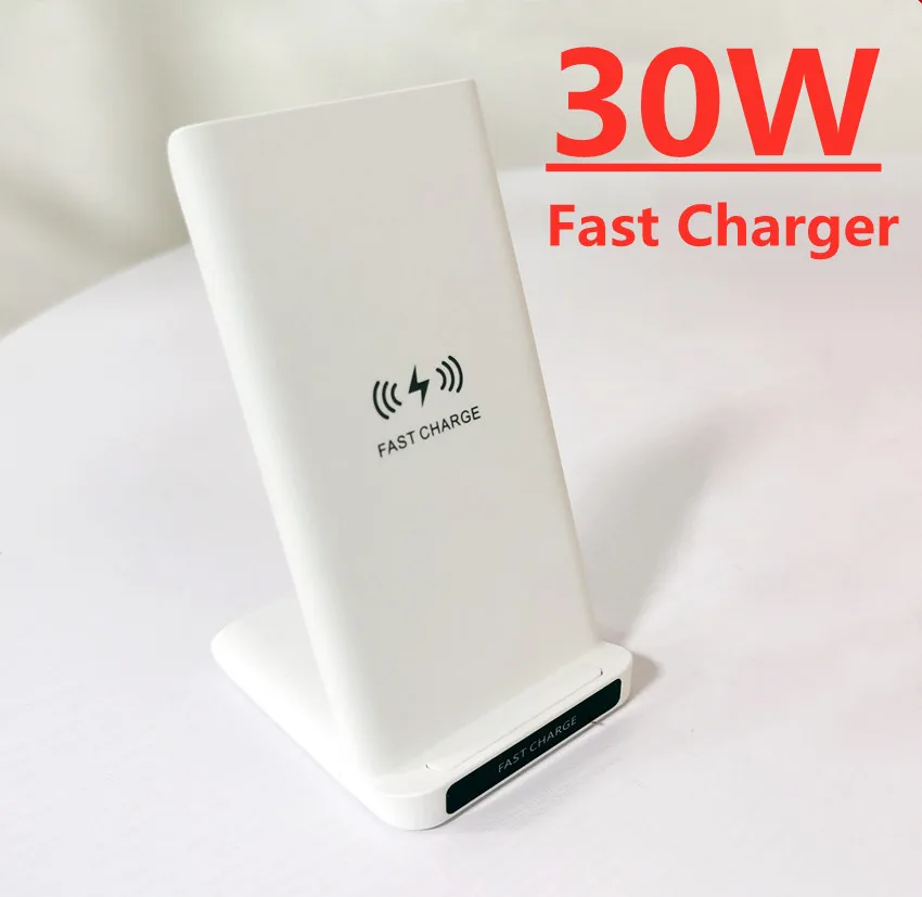 wireless charging stand 30W Qi Wireless Charger Stand Fast Charging Dock Station For iPhone 12 11 Pro X XS Max XR 8 Samsung S20 S10 Xiaomi Phone Holder fast wireless charger Wireless Chargers