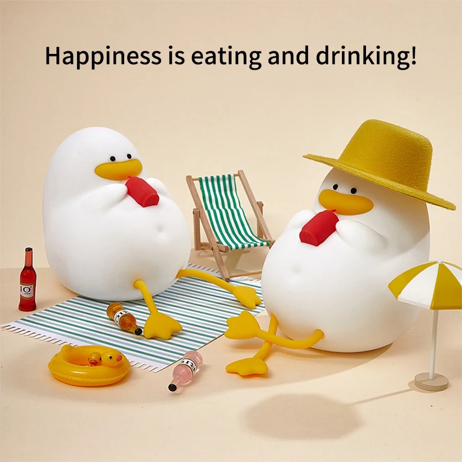 Silicone Duck Night Light USB Rechargeable for Kids