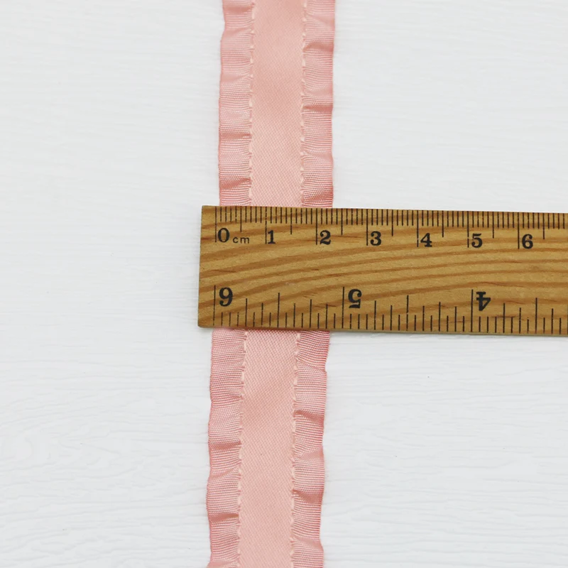 (5 야드/롤) 22mm 스커트 모양 새틴 리본 머리 활 선물 웨딩 크리스마스 레이스 바느질 액세서리 식탁보 커튼 장식