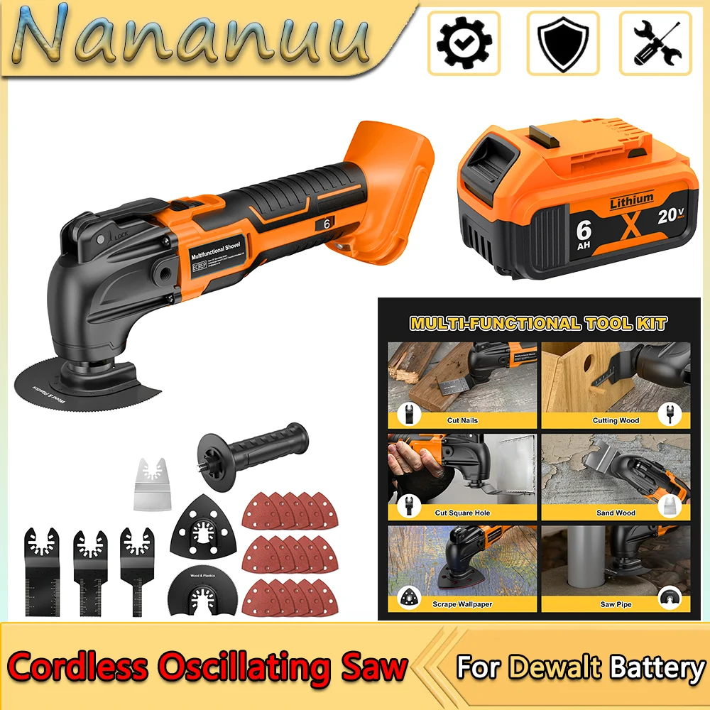 Outil oscillant à dégagement rapide Nananuu, outil multifonction sans ...