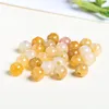 50pcs/Lot Natural Stone Big Hole Beads High Quality Amethyst Agate Jade Round Bead For For Jewelry Making Diy Bracelet Accessory 4