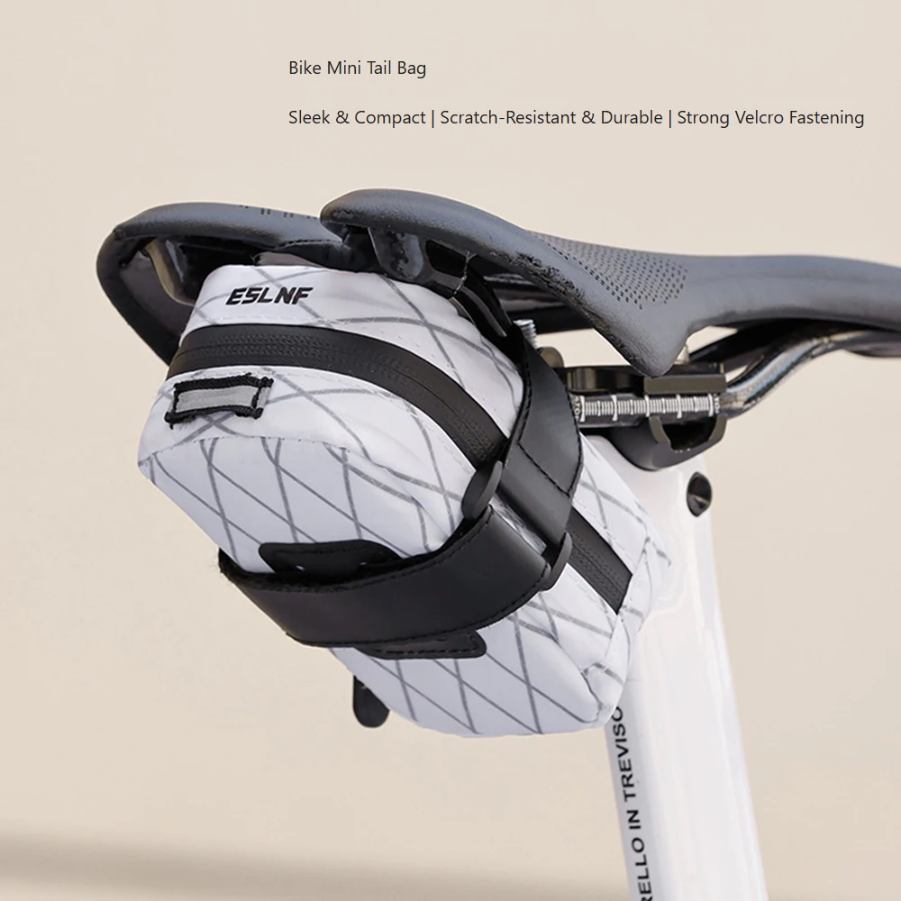 자전거 안장 가방 대용량 나일론 반사형 휴대용 방수 내마모성 MTB 로드 바이크 리어 백 사이클링 액세서리