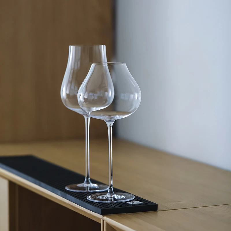 WG9202 CRISON Slovakia Style Super Thin Crystal Burgundy Goblet Dark White Wine Glass Sommelier Exclusive Tasting Wine Glass