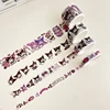 4Roll/set Cute Cartoon Character Decoration Adhesive Masking Washi Tape Kids Scrapbooking Journal Collage Material Stickers Gift 2