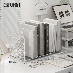 Clear Acrylic Desktop Organizer - Versatile Book & Document Holder (C3868A)