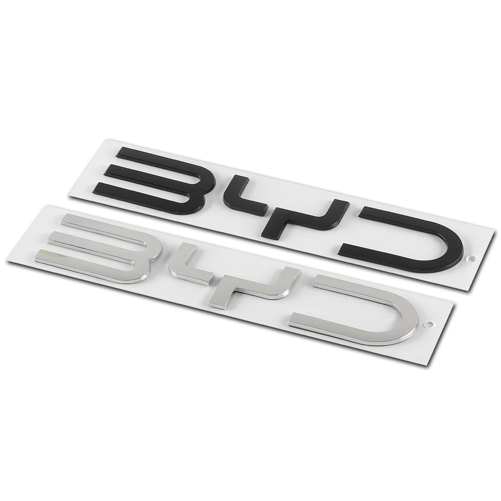 3D 프론트 그릴 엠블럼 스티커 자동차 트렁크 배지 데칼 액세서리 BYD 아토 3 위안 플러스 위안 UP 송 플러스 씰 돌핀 샤크용