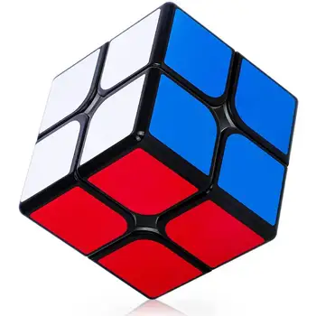 Speed Cube 2x2x2 Magic Cube 2x2 3D Puzzle Toy Brain Teasers Toys Mini Pocket Twist Toy Educational Toys for Boys Girl Kids Adult 1