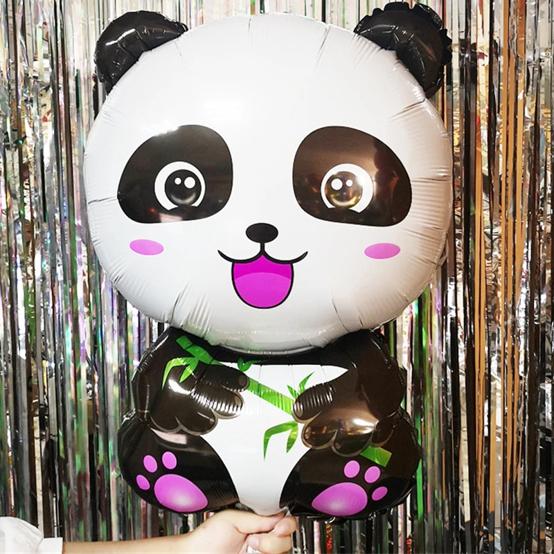 

Panda Foil Balloons Cartoon Animals Ballons Panda Themed Birthday Party Decoration Kids Toys Baby Shower Panda Party Supplies