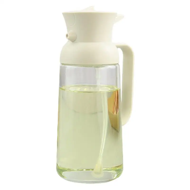 

600ml Kitchen Oil Dispenser Bottle Large Capacity Oil Sprayers And Dispensers Self-Sealing Dispenser Bottle For Steak Frying