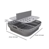Air Fryers Silicone Basket Plate Square Reusable Air Fryers Cooking Accessories 6