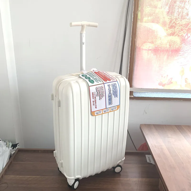 Exported to Japan Single Trolley Luggage20Inch Boarding Case Mute Universal Wheel Password Box Trolley Case24Inch Wholesale