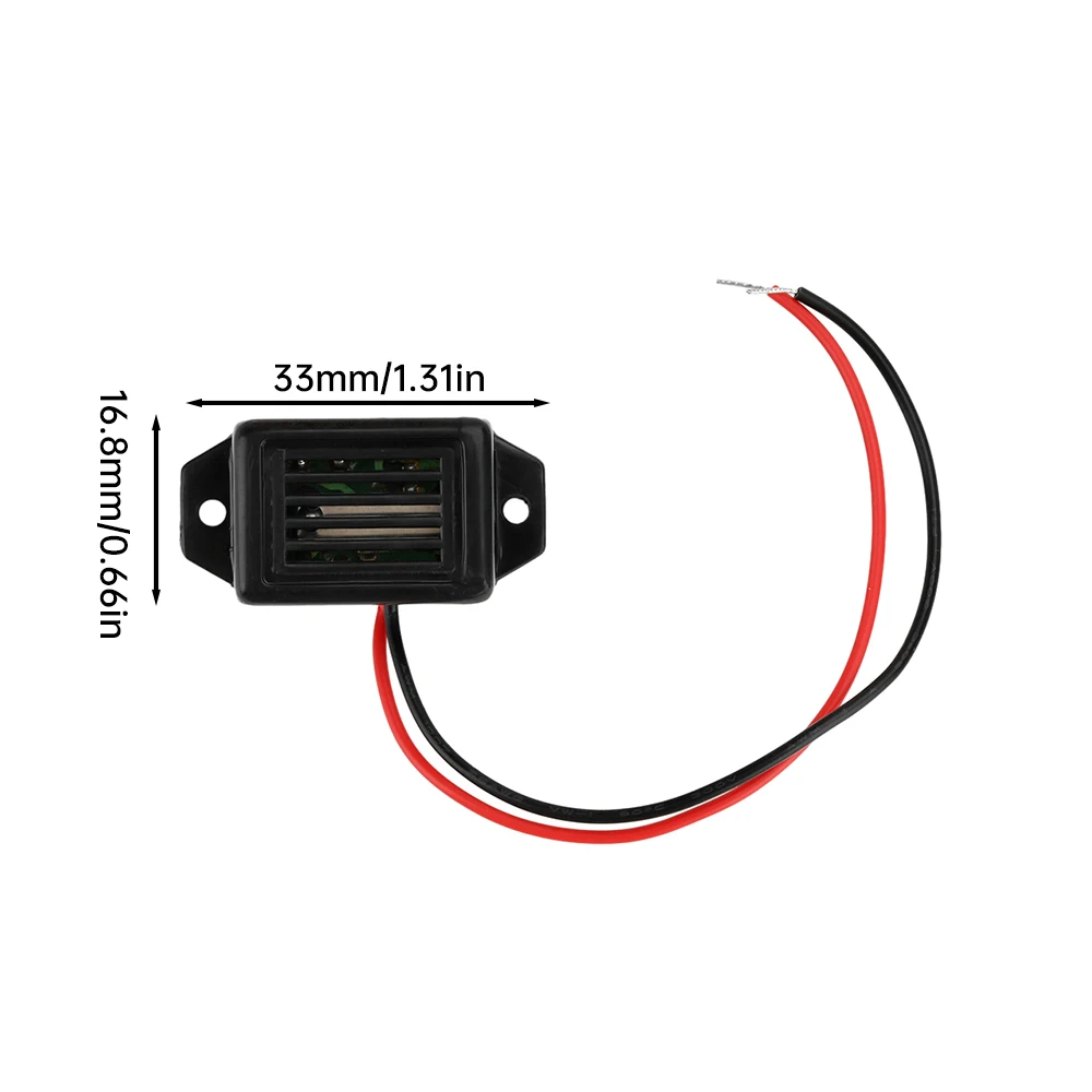 2315 활성 기계식 버저 3V/6V/9V/12V 피에조 버저 85dB 미니 전자 알람 버저
