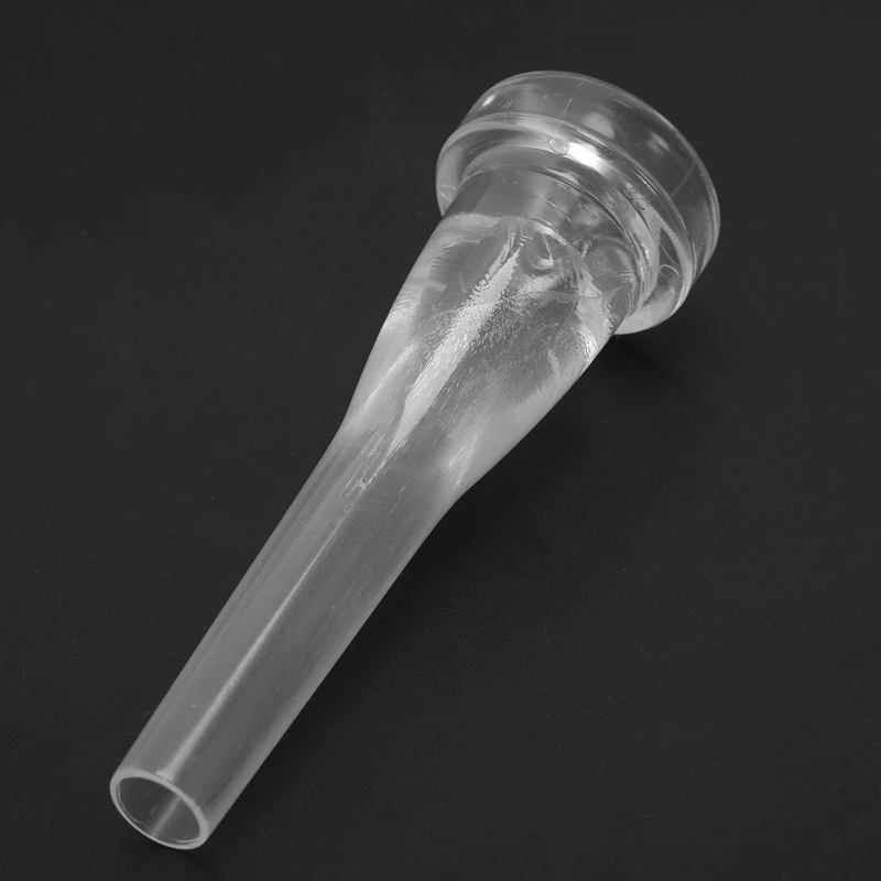 5X ABS Trumpet Mouthpiece Meg 3C Size For Bach Beginner Musical Trumpet Accessories Parts Or Finger Exerciser,White